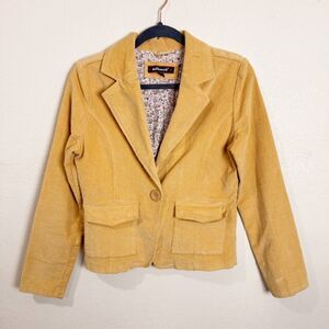 y2k Corduroy Jacket Blazer Fairy Office Siren Corpcore medium